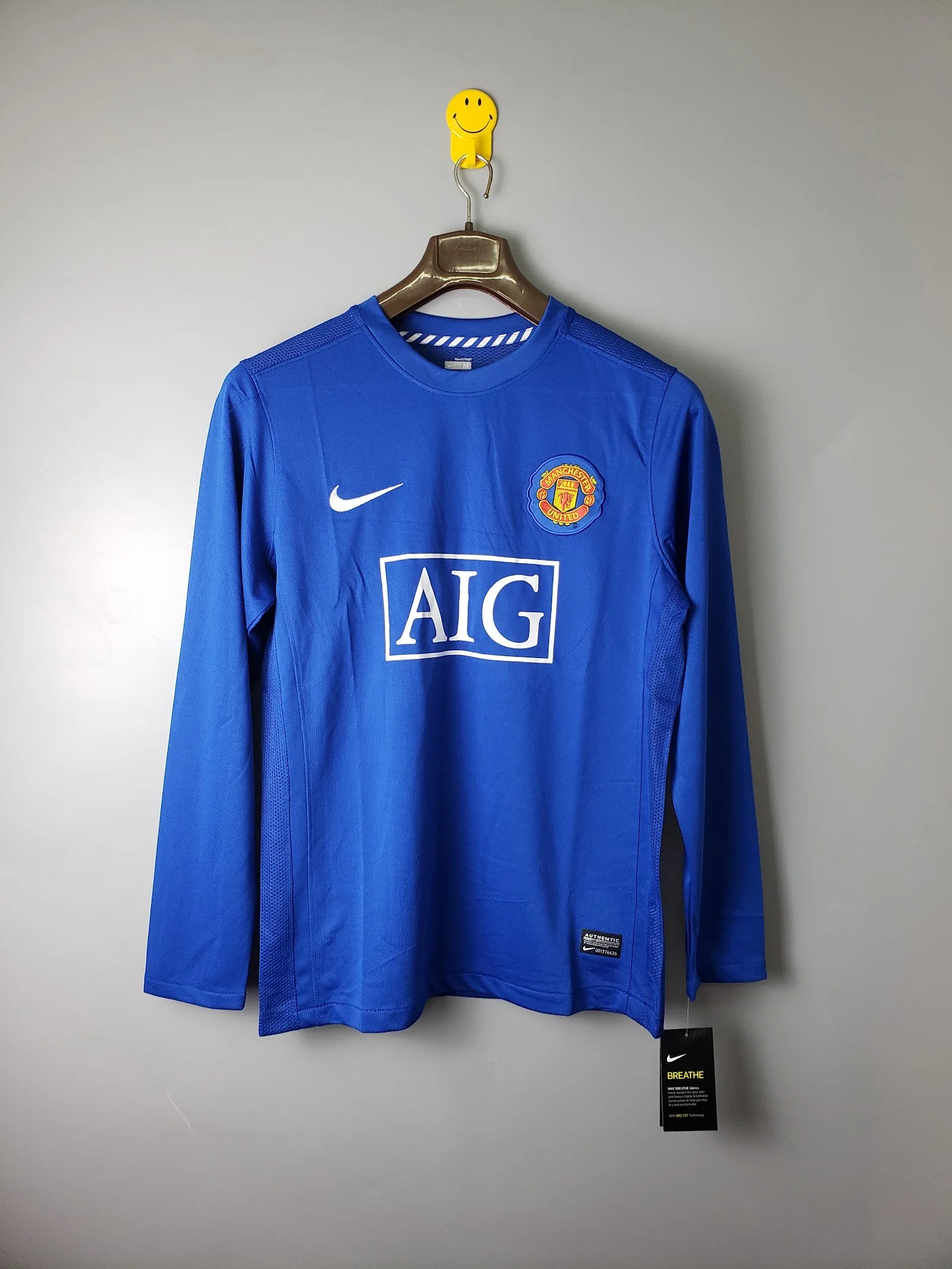 Camiseta Manchester United – Visitante manga larga – 2008-09
