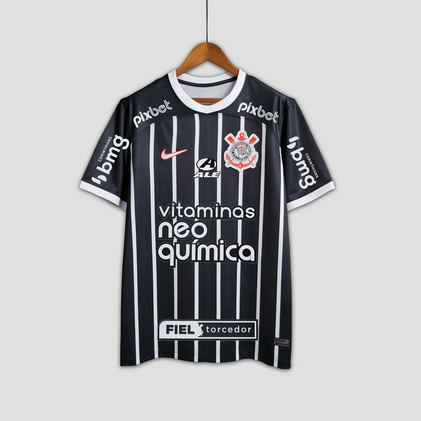 Camiseta Corinthians – con patrocinadores – Variante 2