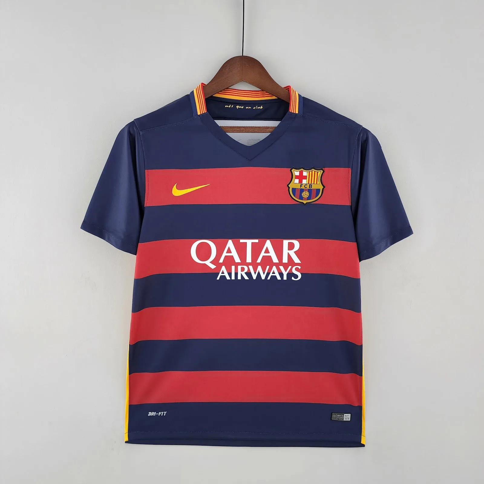 Camiseta Barcelona – Titular con patrocinadores – 2015-16 – Variante 2