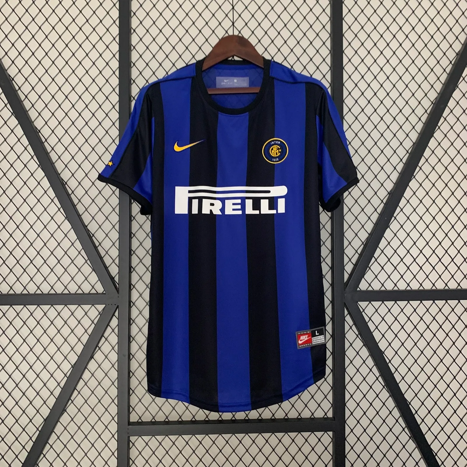 Camiseta Inter de Milán – Titular Retro con patrocinadores – 1999-00