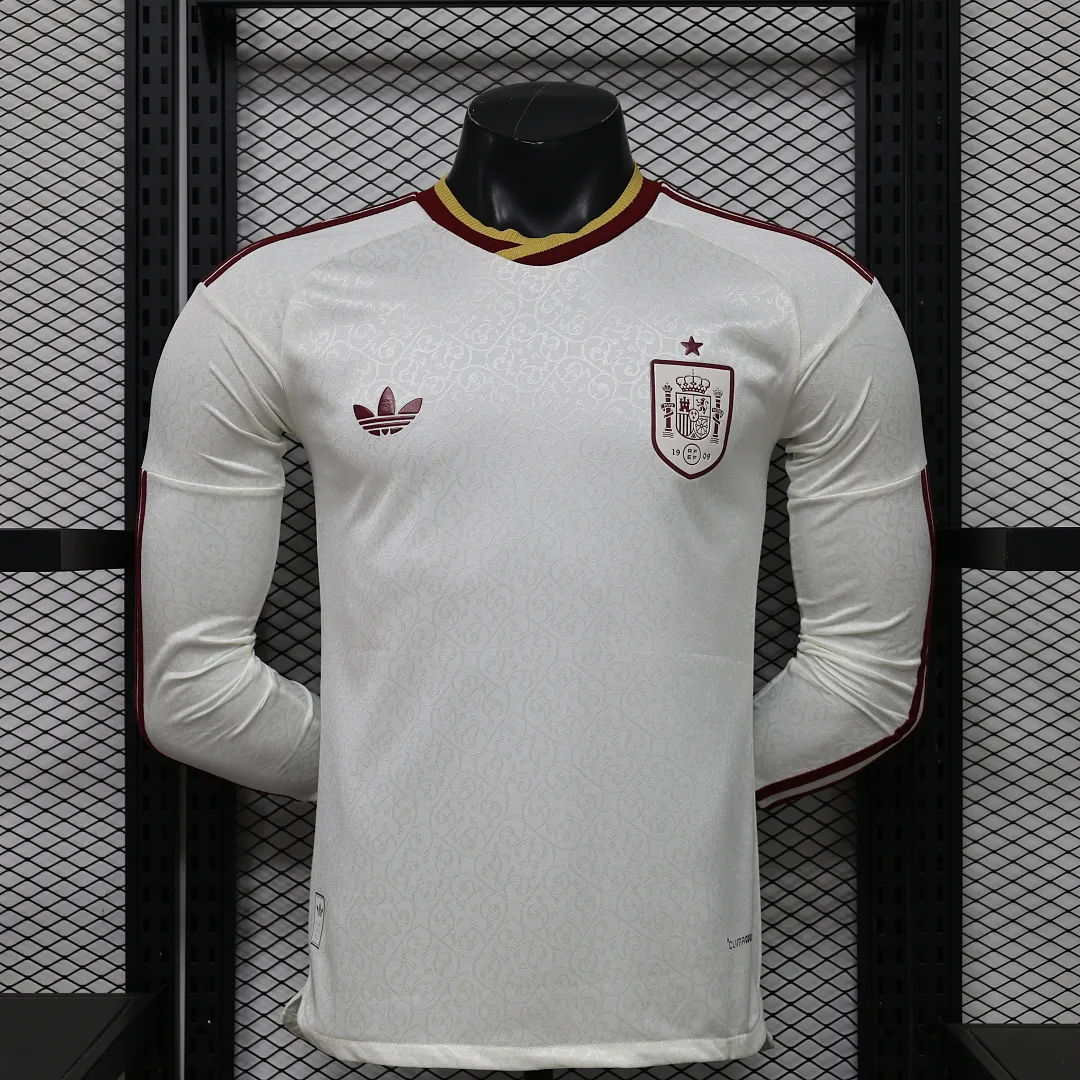 Camiseta España Visitante Manga Larga