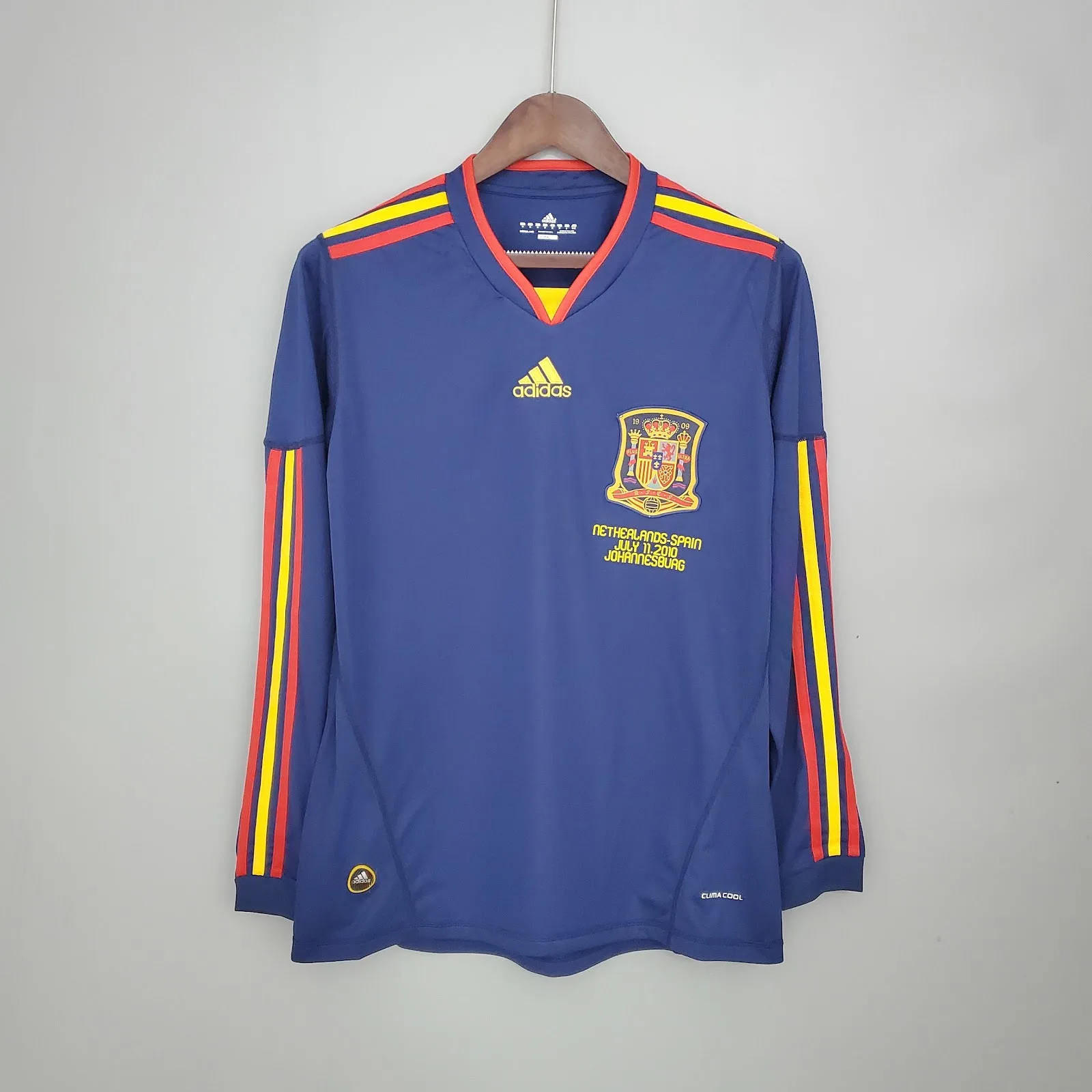 Camiseta España – Visitante manga larga Retro – 2010