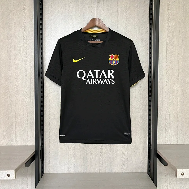 Camiseta Barcelona – Tercera equipación Retro con patrocinadores – 2013-14