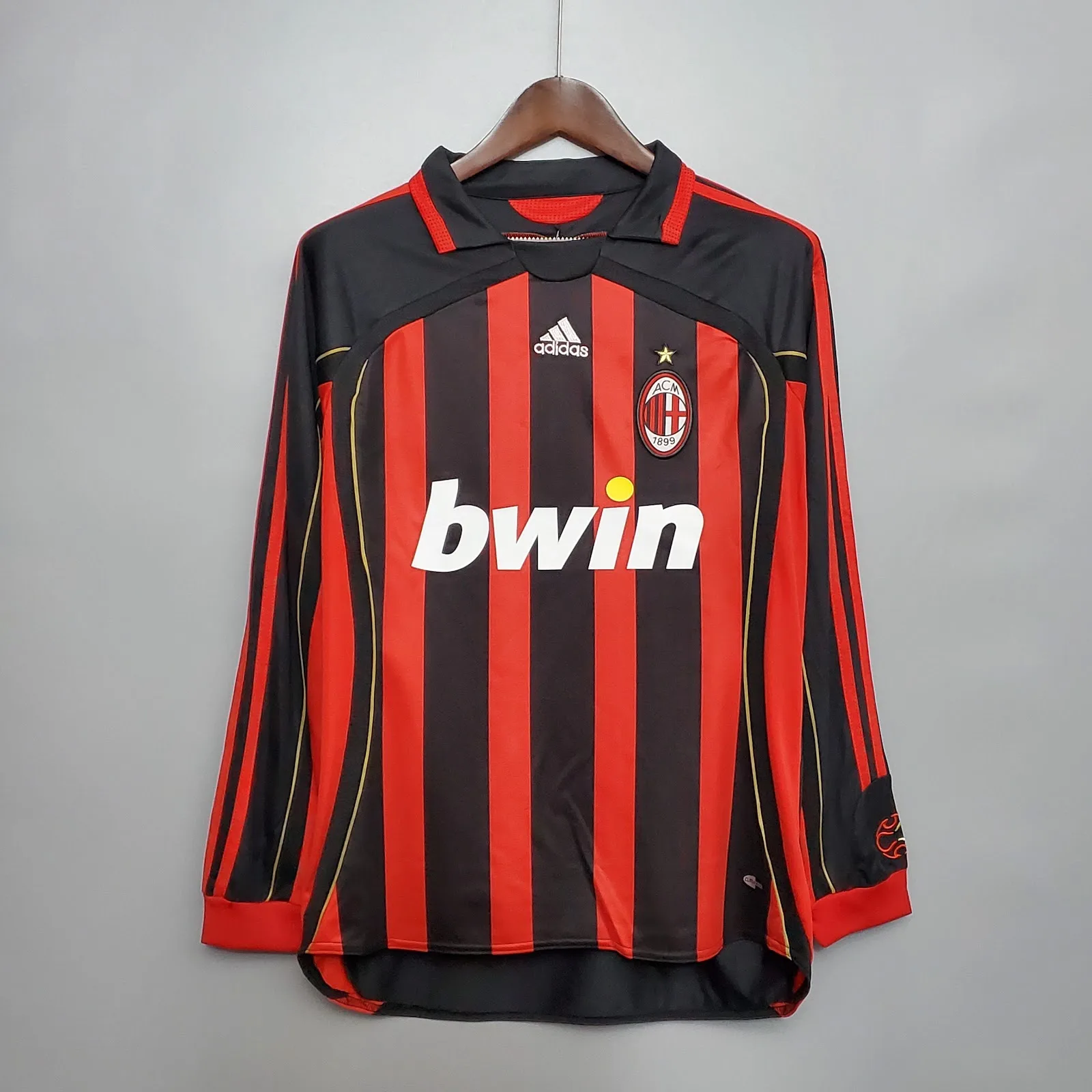Camiseta AC Milan – Titular manga larga Retro – 2006-07
