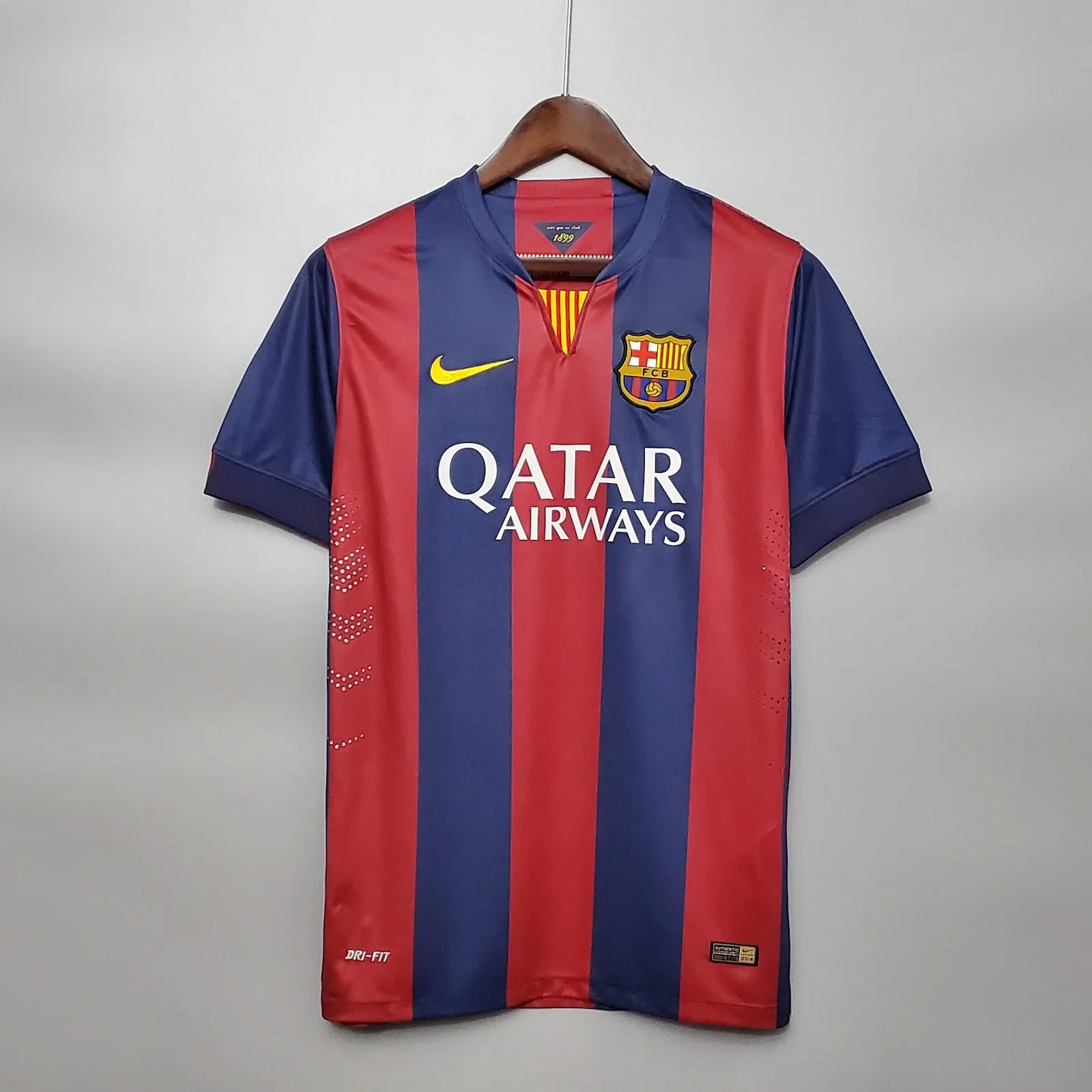Camiseta Barcelona – Titular con patrocinadores – 2014-15 – Variante 2