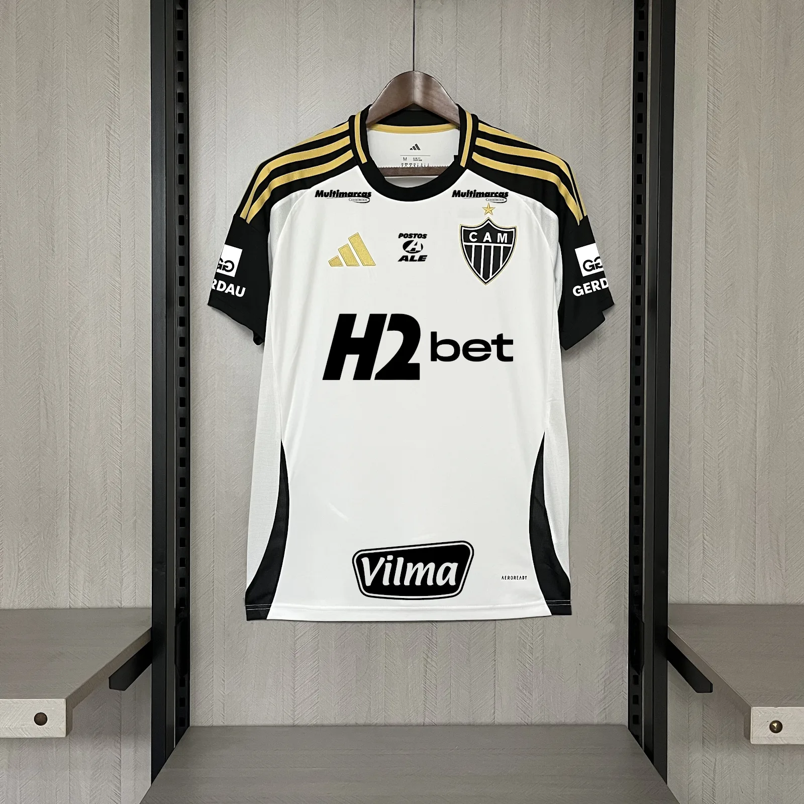 Camiseta Atletico Mineiro – Visitante con patrocinadores – 2025-26