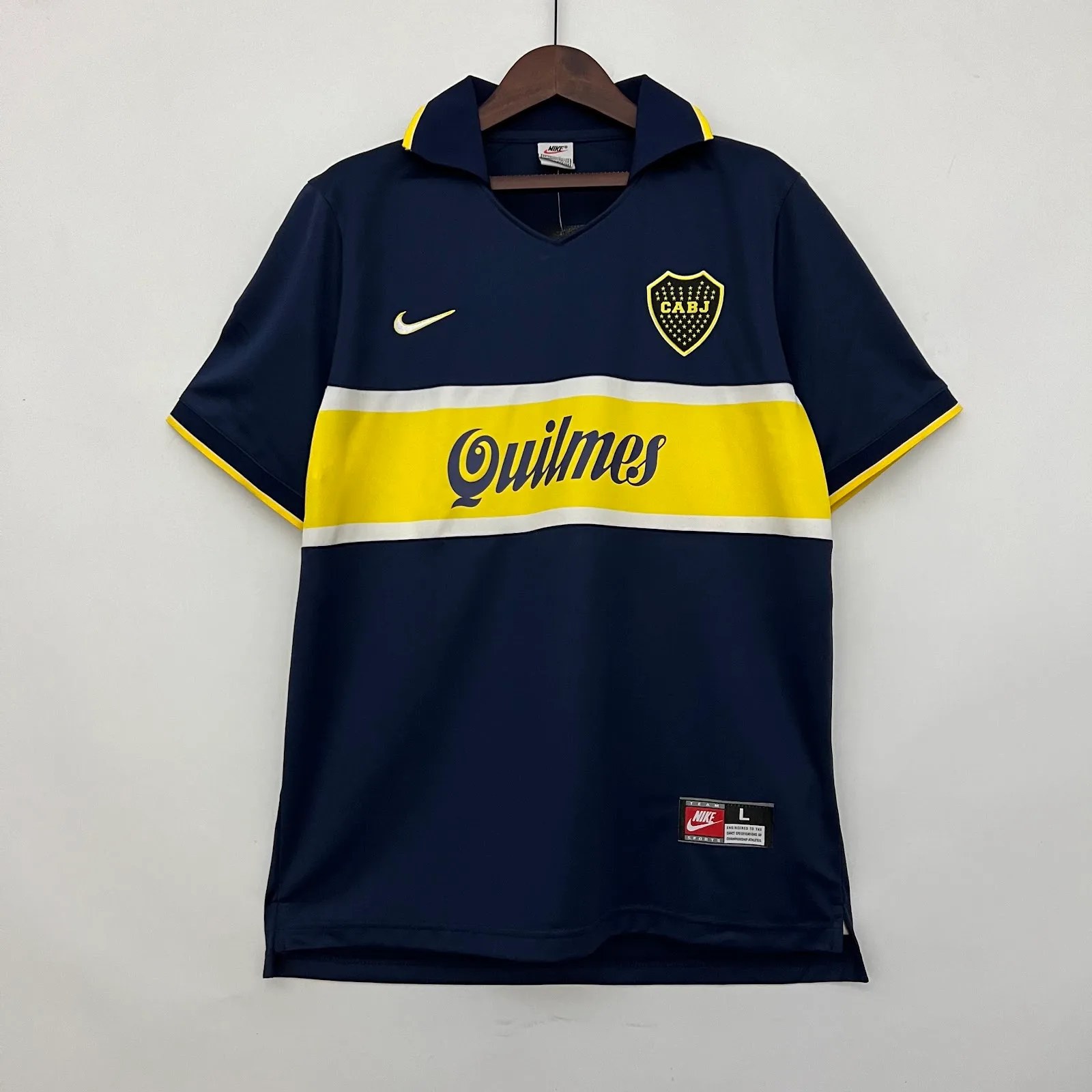 Camiseta Boca Juniors – Titular Retro con patrocinadores – 1996-97 – Variante 1