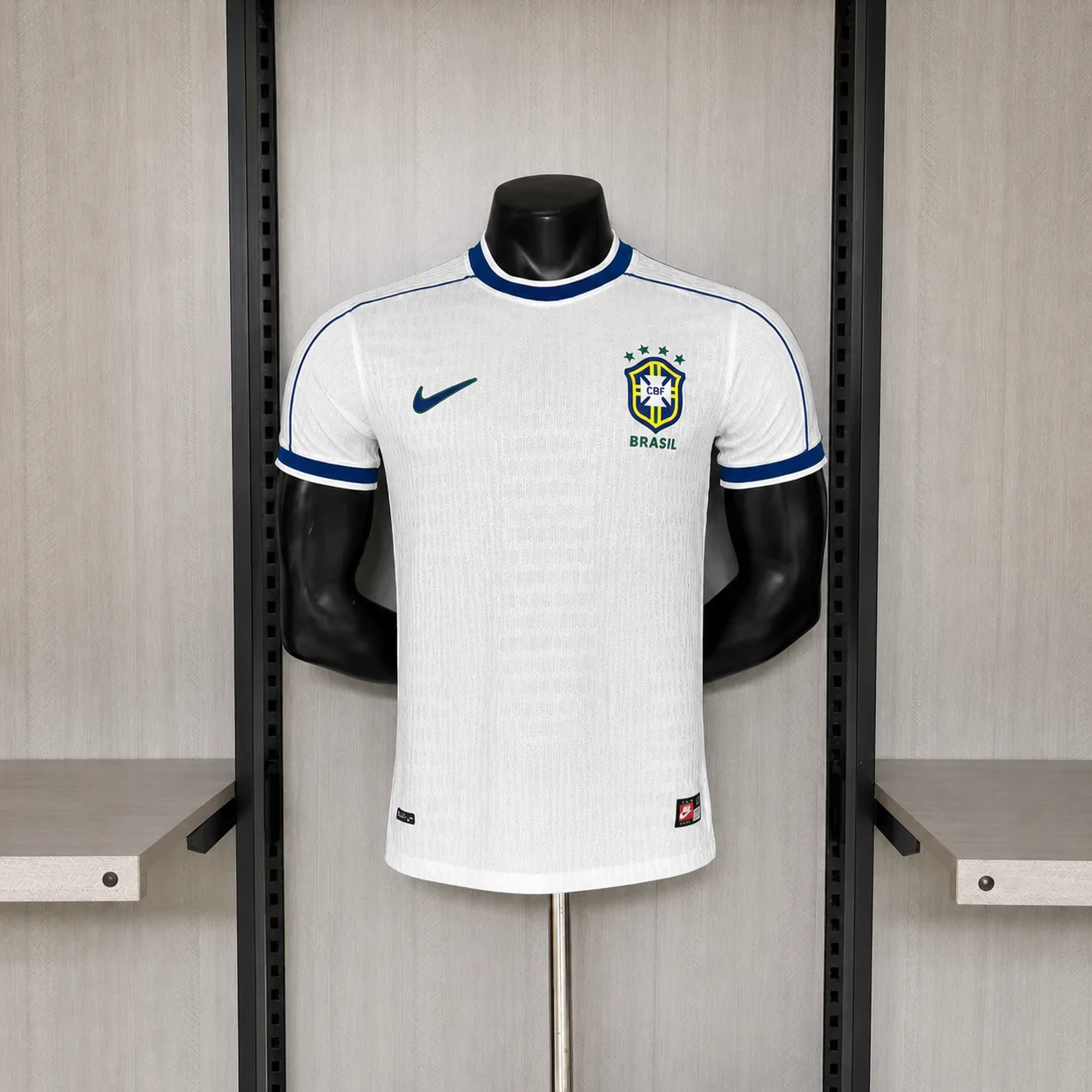 Camiseta Brasil – Tercera equipación blanca versión jugador – 2024-25